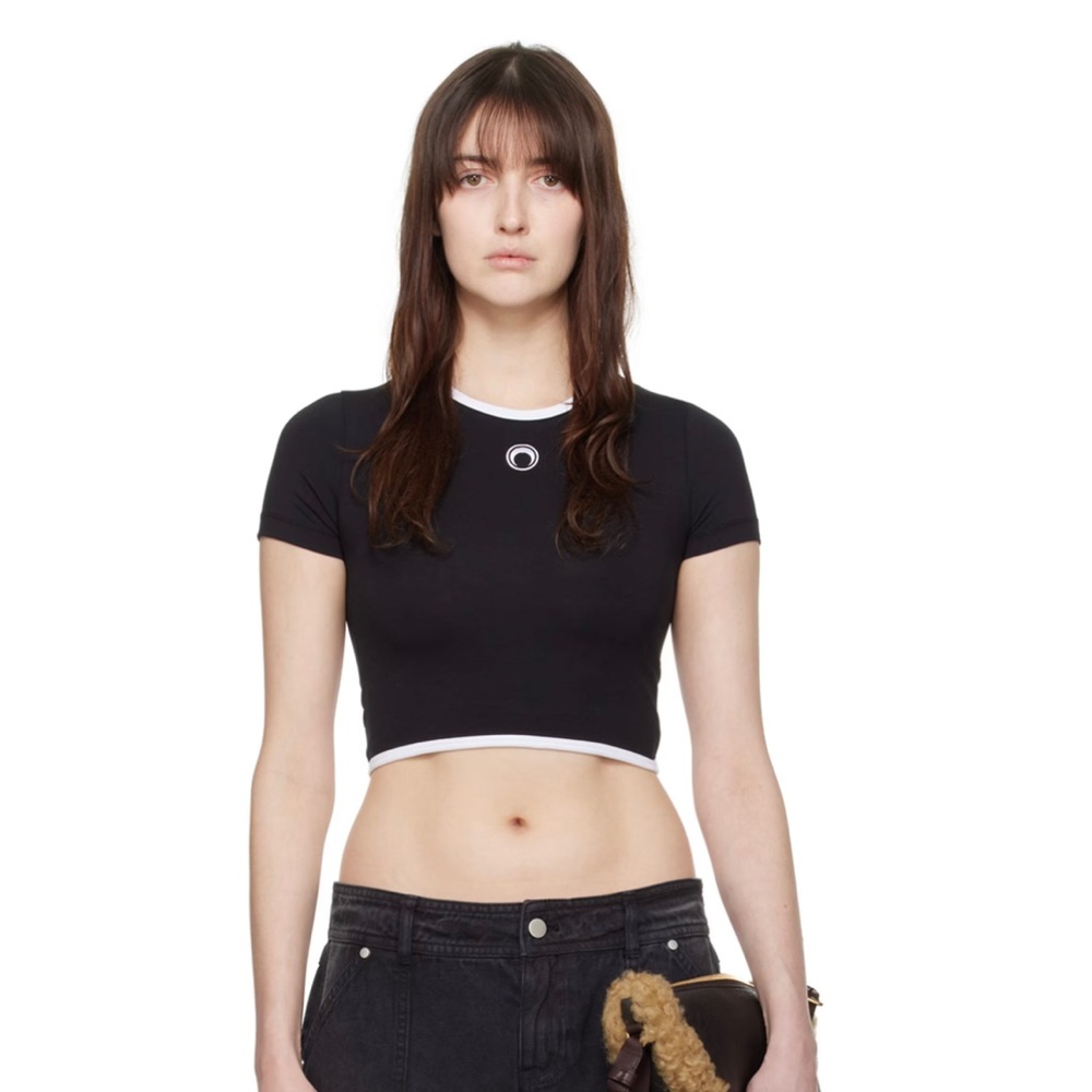 Marine Serre exclusive black t-shirt size S